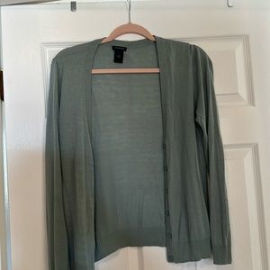 Seafoam Ann Taylor sweater cardigan